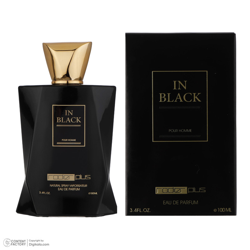 ادو پرفیوم مردانه رودیر پلاس In Black حجم 100 میلی لیتر