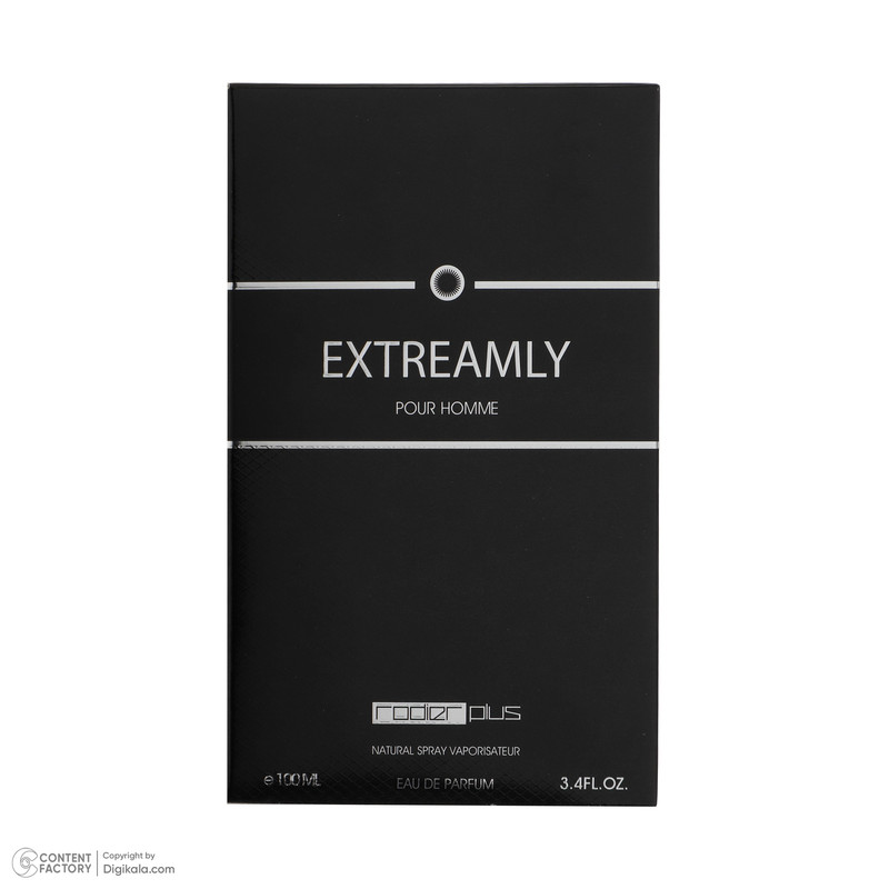 ادو پرفیوم مردانه رودیر پلاس EXTREAMLY حجم 100 میلی لیتر