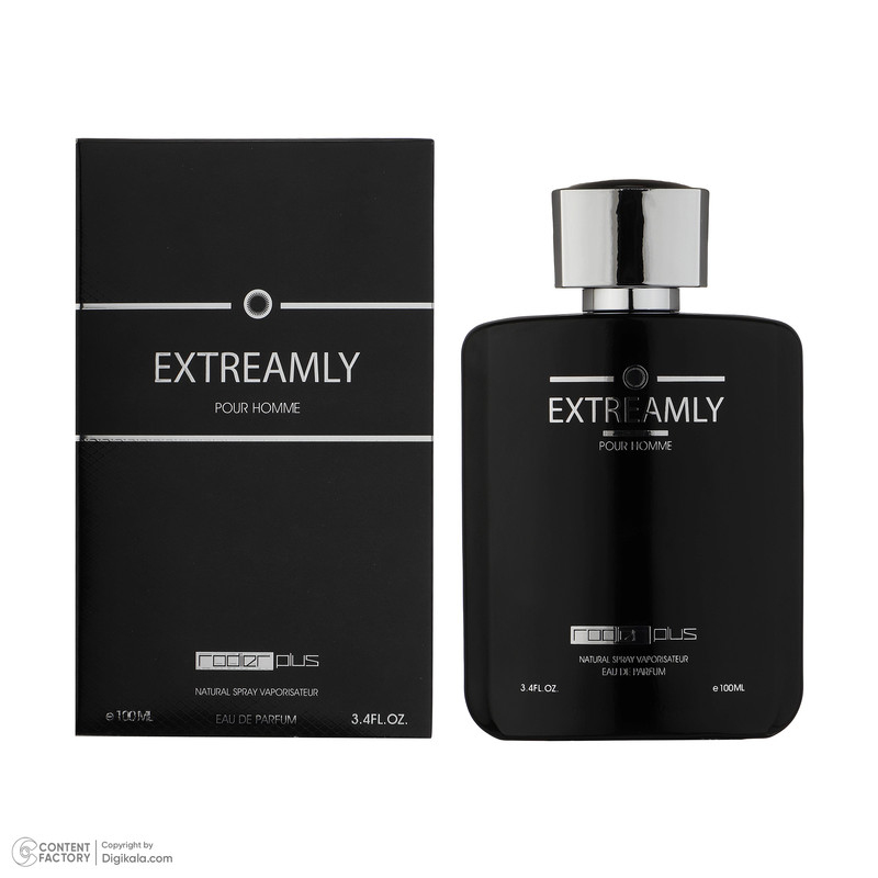 ادو پرفیوم مردانه رودیر پلاس EXTREAMLY حجم 100 میلی لیتر