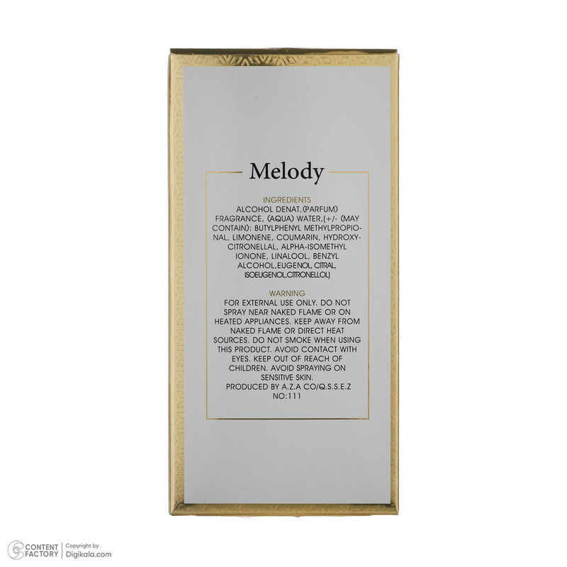 ادوپرفیوم زنانه رودیر پلاس MELODY حجم 100 میلیلیتر