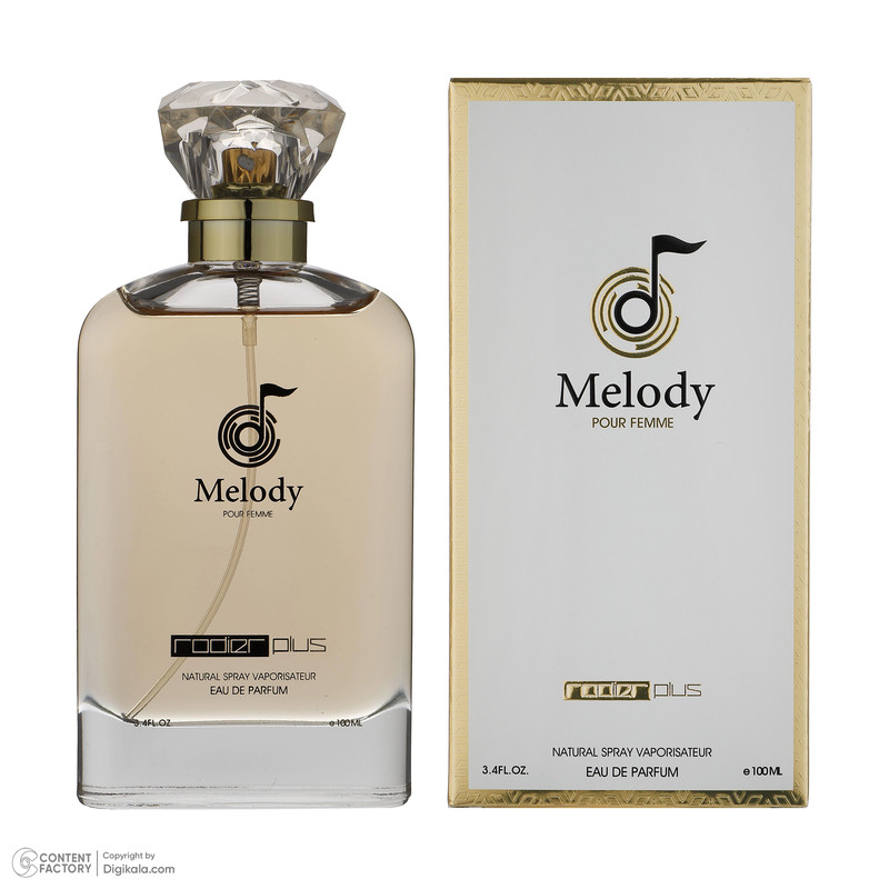 ادوپرفیوم زنانه رودیر پلاس MELODY حجم 100 میلیلیتر