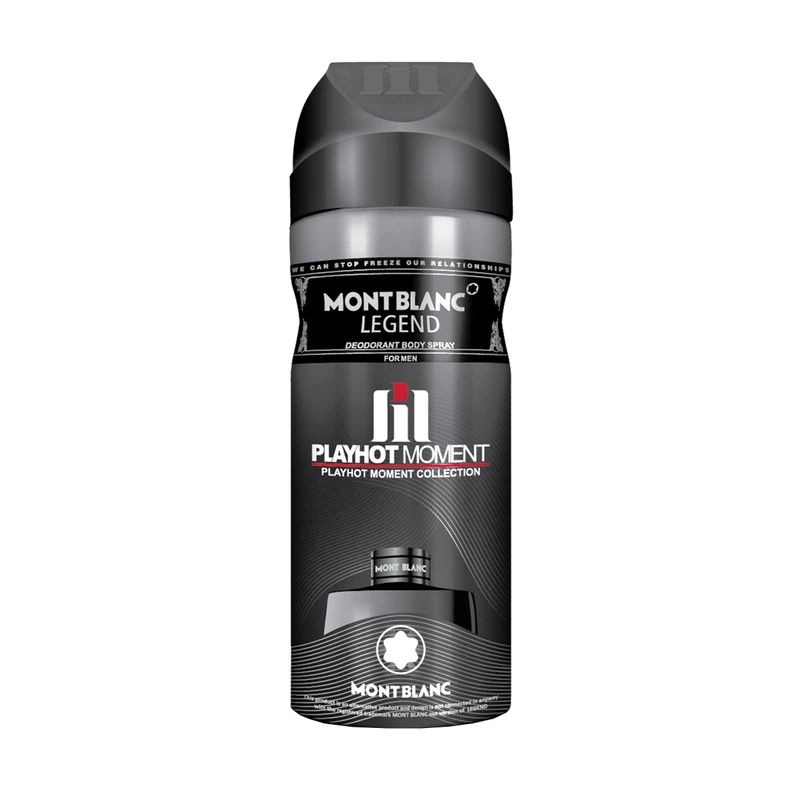 اسپری خوشبو کننده بدن مردانه پلی هات مومنت MONT BLANC LEGEND حجم 200 میلی لیتر