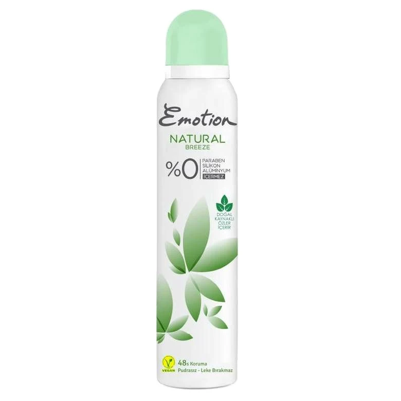 اسپری بدن زنانه ایموشن natural breeze حجم 200 میلی لیتر