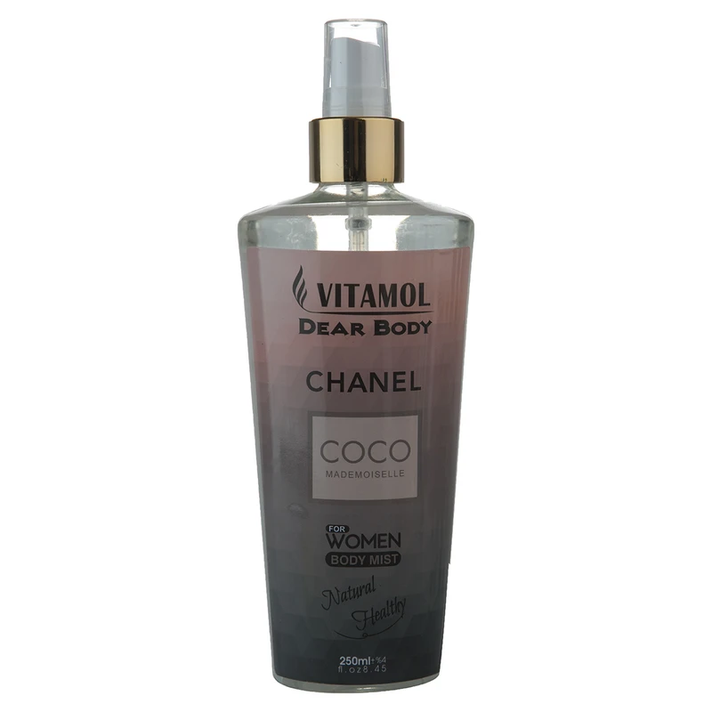 اسپری خوشبو کننده بدن زنانه ویتامول Chanel Coco Mademoiselle حجم 250 میلی لیتر