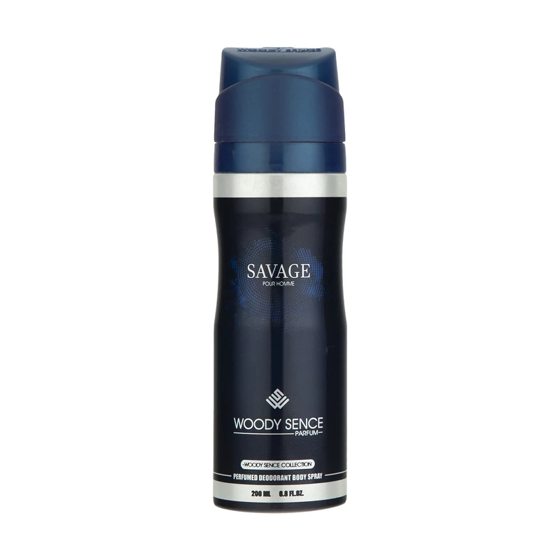 اسپری خوشبو کننده بدن مردانه وودی سنس Savage حجم 200 میلی لیتر