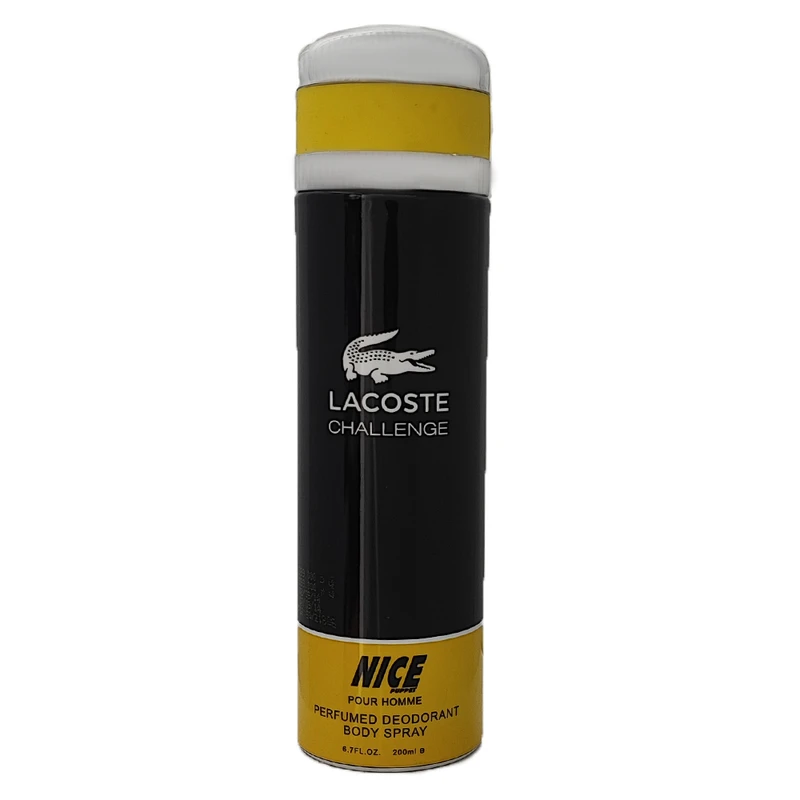 اسپری بدن مردانه نایس پاپت Lacoste Challeng حجم 200 میلی لیتر