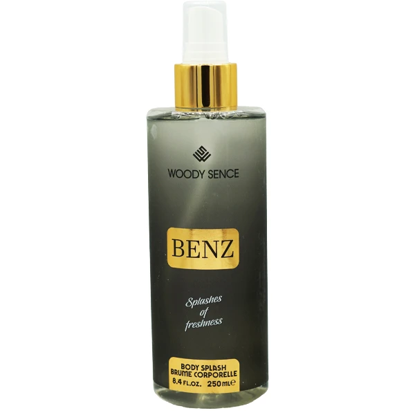 بادی اسپلش مردانه وودی سنس BENZ حجم 250 میلی لیتر