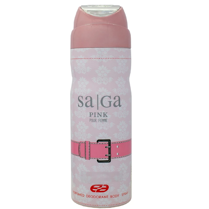 اسپری خوشبو کننده بدن زنانه عماد آرا Saga Pink حجم 200 میلی لیتر