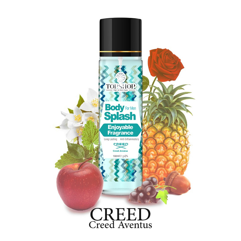 بادی اسپلش مردانه تاپ شاپ Creed Aventus حجم 160 میلی لیتر بسته 2 عددی