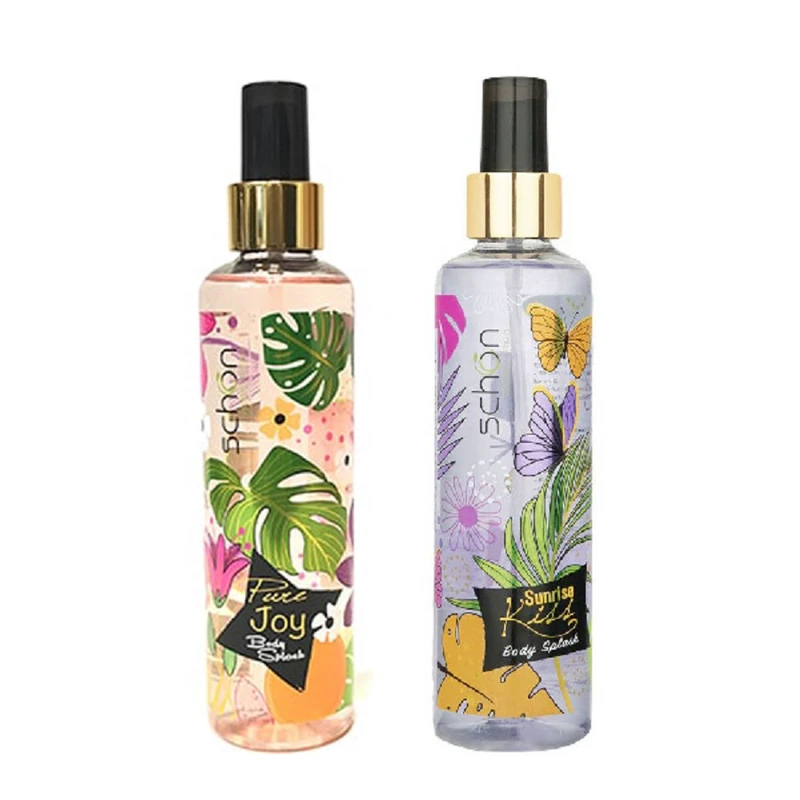 بادی اسپلش زنانه شون Pure Joy حجم 220 میلی لیتر به همراه بادی اسپلش زنانه شون Sunrise Kiss حجم 220 میلی لیتر