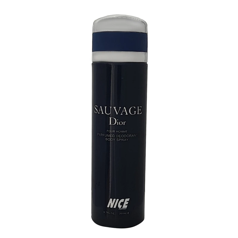 اسپری بدن مردانه نایس پاپت Sauvage Dior حجم 200 میلی لیتر