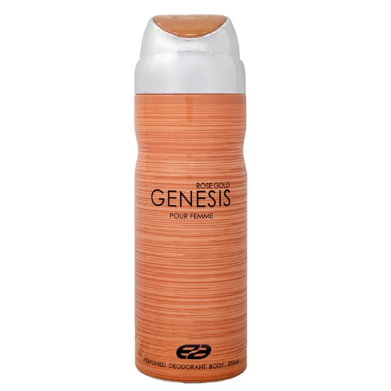 اسپری خوشبو کننده بدن زنانه عماد آرا Genesis Rose Gold حجم 200 میلی لیتر