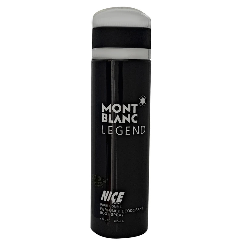 اسپری بدن مردانه نایس پاپت Mont Blanc Legend حجم 200 میلی لیتر