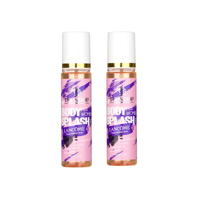 بادی اسپلش زنانه تاپ شاپ LANCOME Midnight Rose حجم 160 میلی لیتر بسته 2 عددی