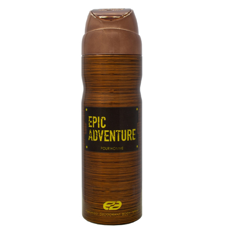 بادی اسپلش مردانه عماد آرا Epic Adventure حجم 250 میلی لیتر به همراه اسپری بدن مردانه عماد آرا حجم 200 میلی لیتر