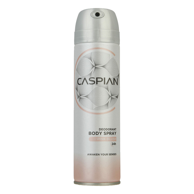 اسپری بدن زنانه کاسپین PINK BLUSH حجم 150 میلی لیتر مجموعه 2 عددی