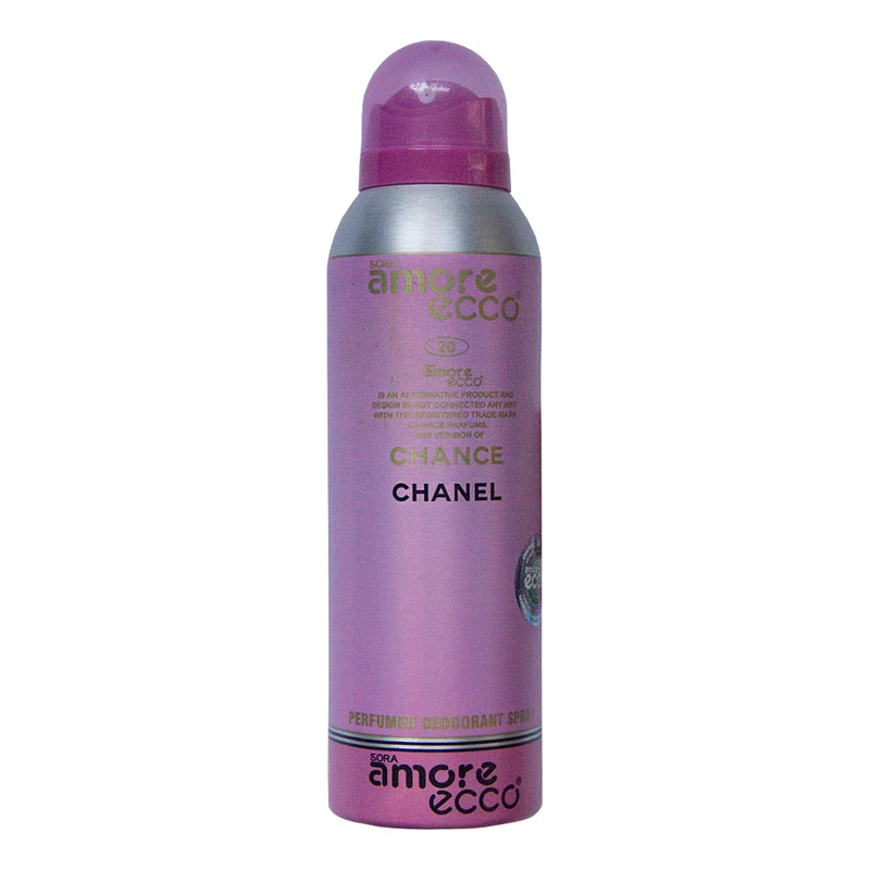 اسپری زنانه سورا آمور Chanel Chance حجم 200 میلی لیتر