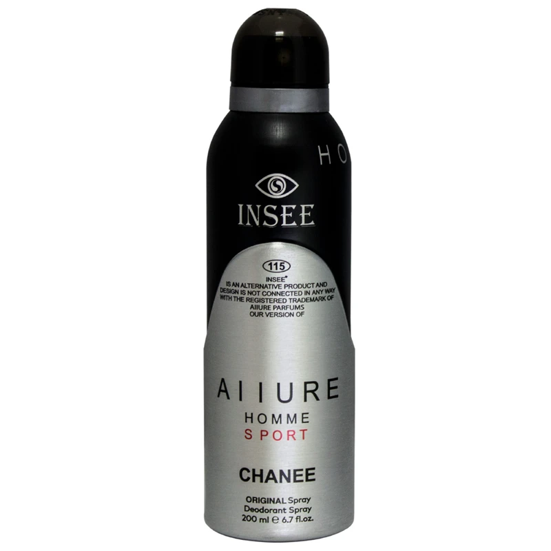 اسپری خوشبو کننده بدن مردانه اینسی Allure حجم 200 میلی لیتر