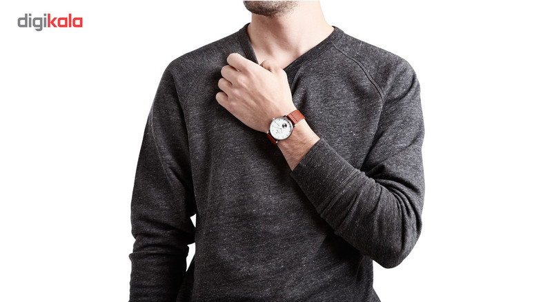 ساعت مچی عقربه ای تریوا مدل Ivory Falken brown classic