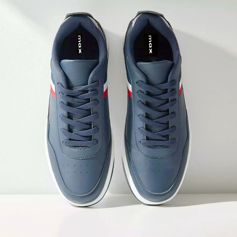 کفش روزمره مردانه مکس مدل Tape Detail Lace-Up Sneakers