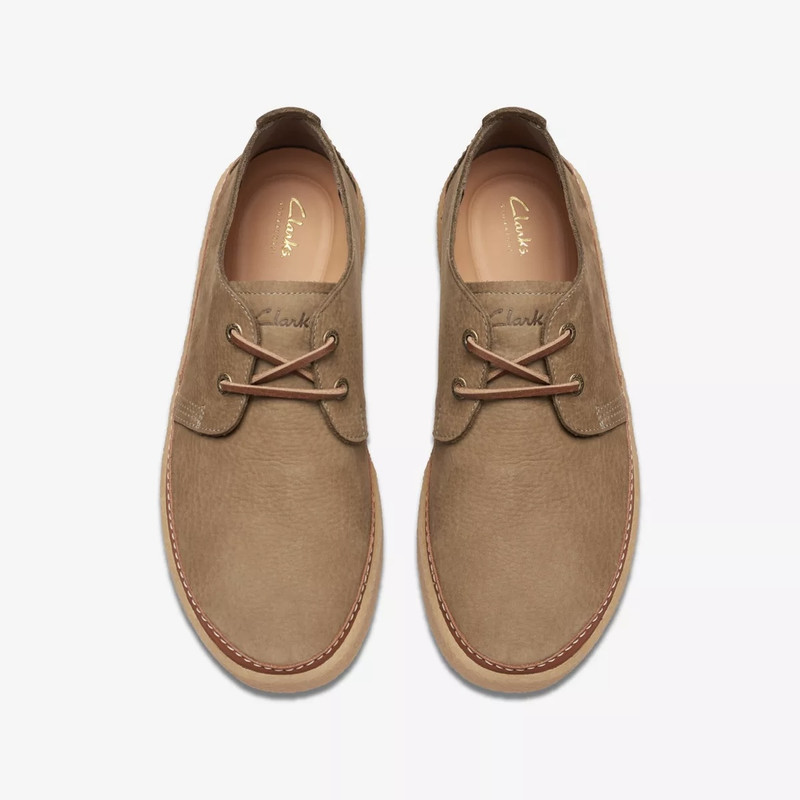 کفش روزمره مردانه کلارک مدل Clarkwood Low Oakwood Nubuck
