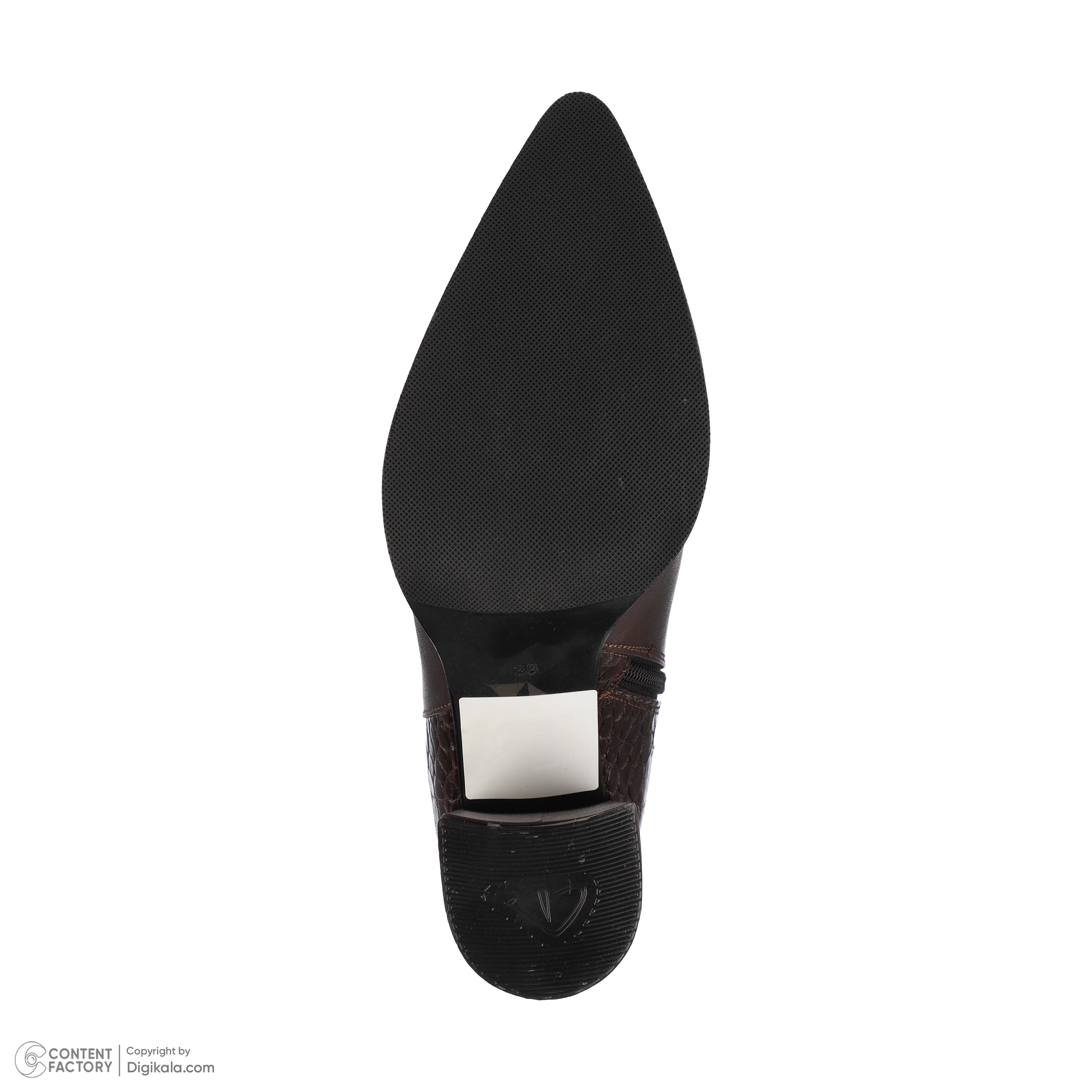نیم بوت زنانه چرم مشهد مدل J2570-091
