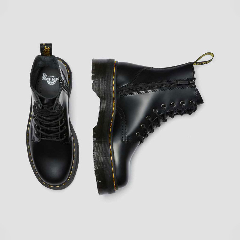 نیم بوت زنانه دکتر مارتنز مدل Jadon Smooth Leather Platforms