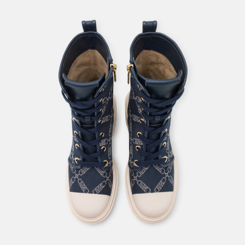 نیم بوت زنانه مایکل کورس مدل Hanley Empire Logo Jacquard