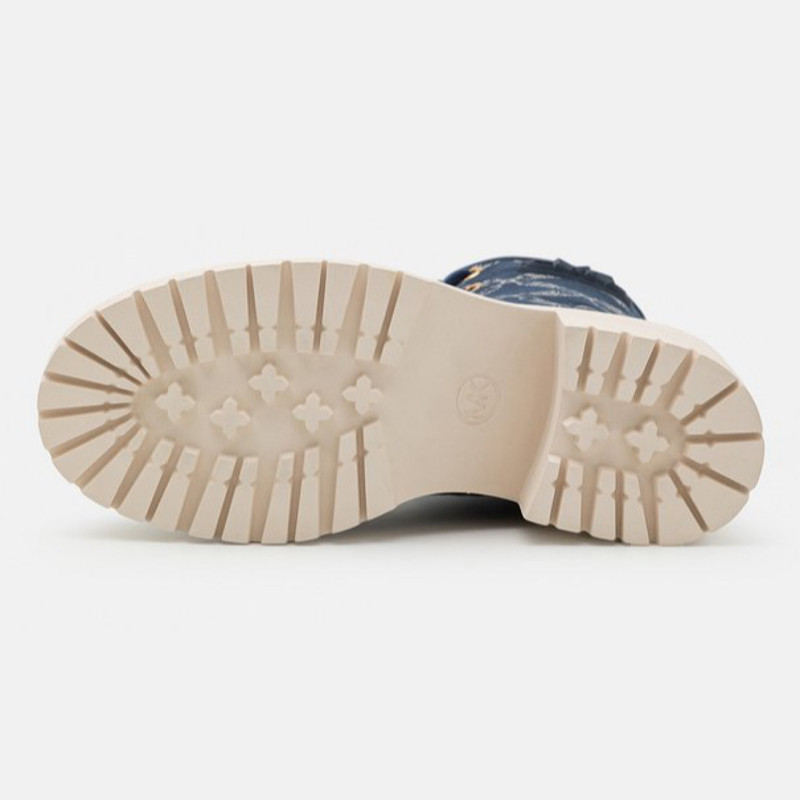 نیم بوت زنانه مایکل کورس مدل Hanley Empire Logo Jacquard