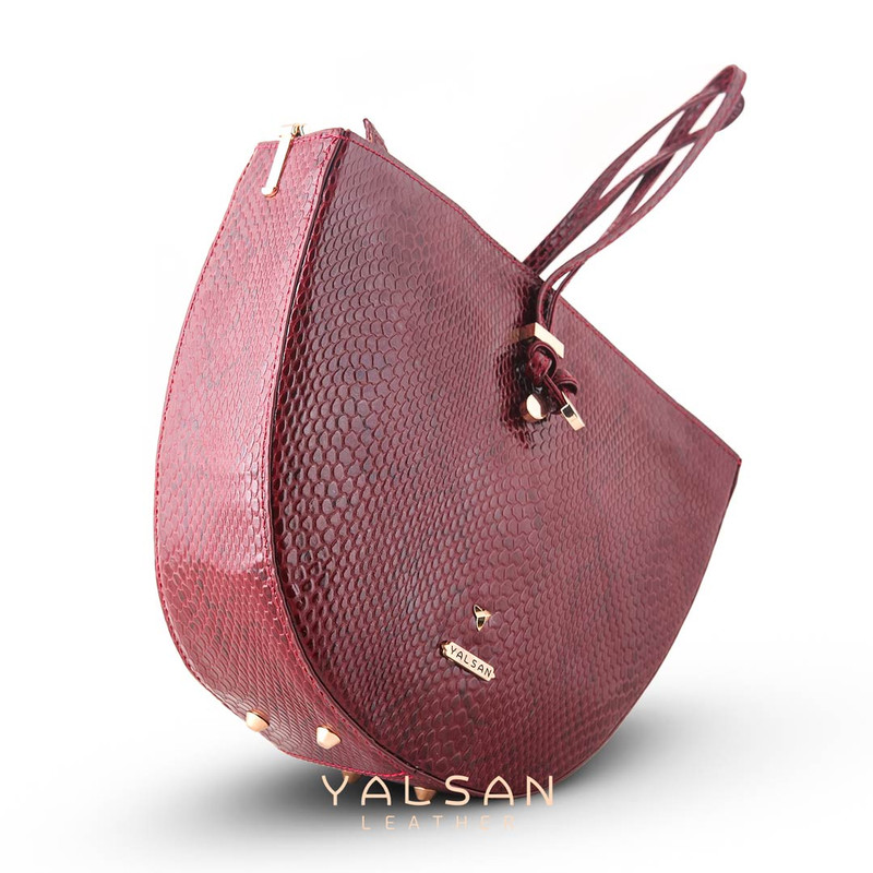 ست کیف و کفش زنانه چرم یلسان مدل گلوریا کد ZHAKLIN-MRV-910-zrk