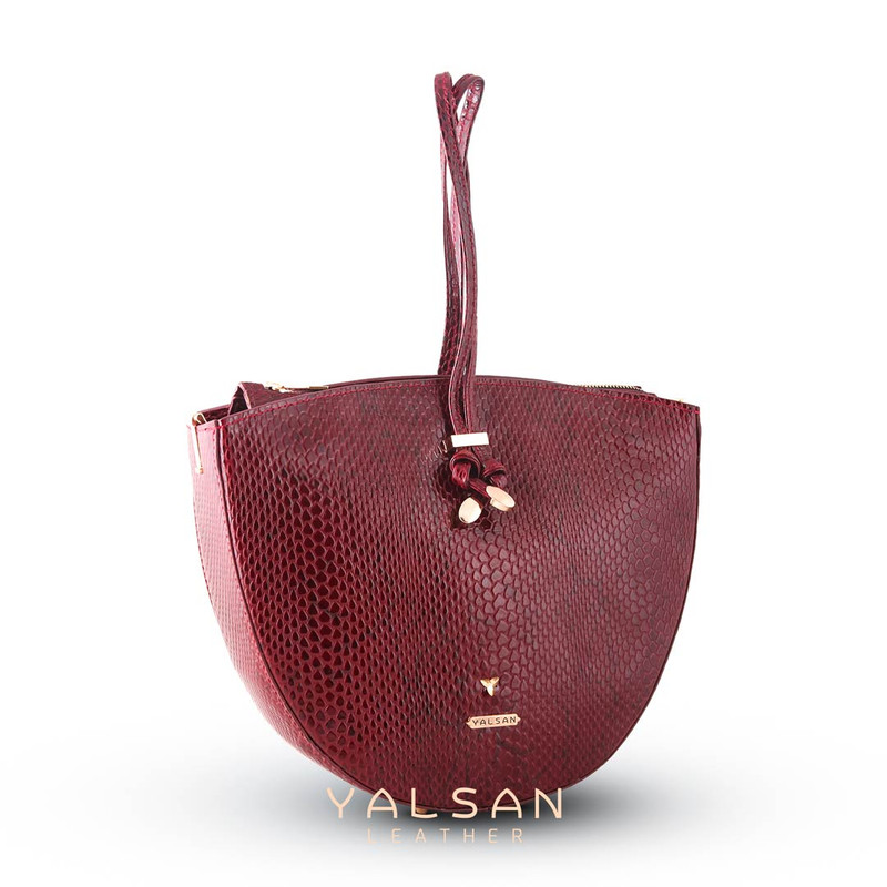 ست کیف و کفش زنانه چرم یلسان مدل گلوریا کد ZHAKLIN-MRV-910-zrk