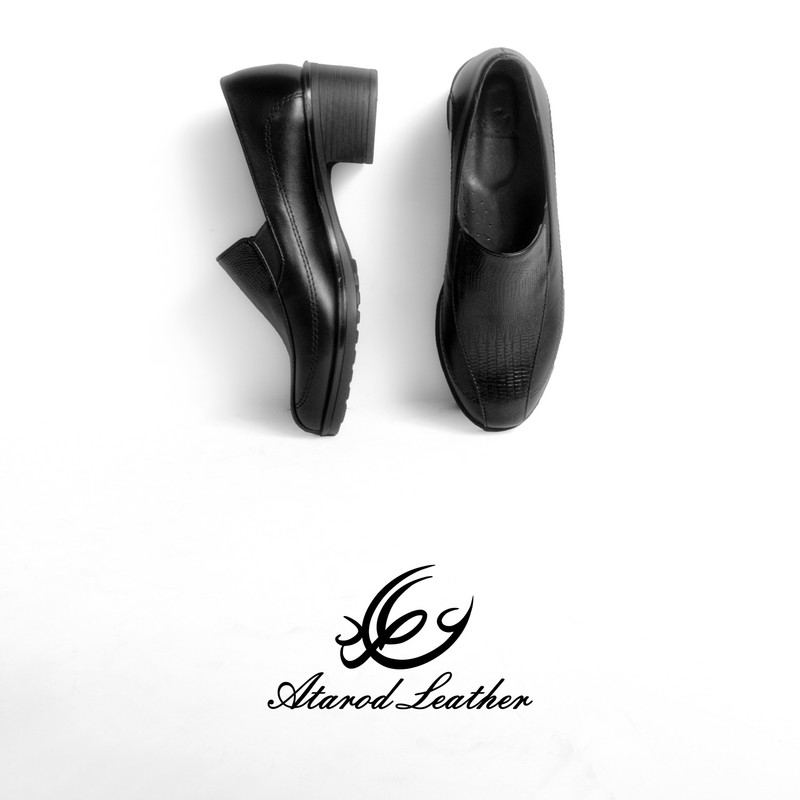کفش زنانه چرم عطارد مدل چرم طبیعی کد SH280