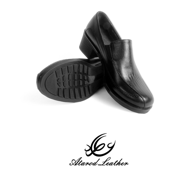 کفش زنانه چرم عطارد مدل چرم طبیعی کد SH280