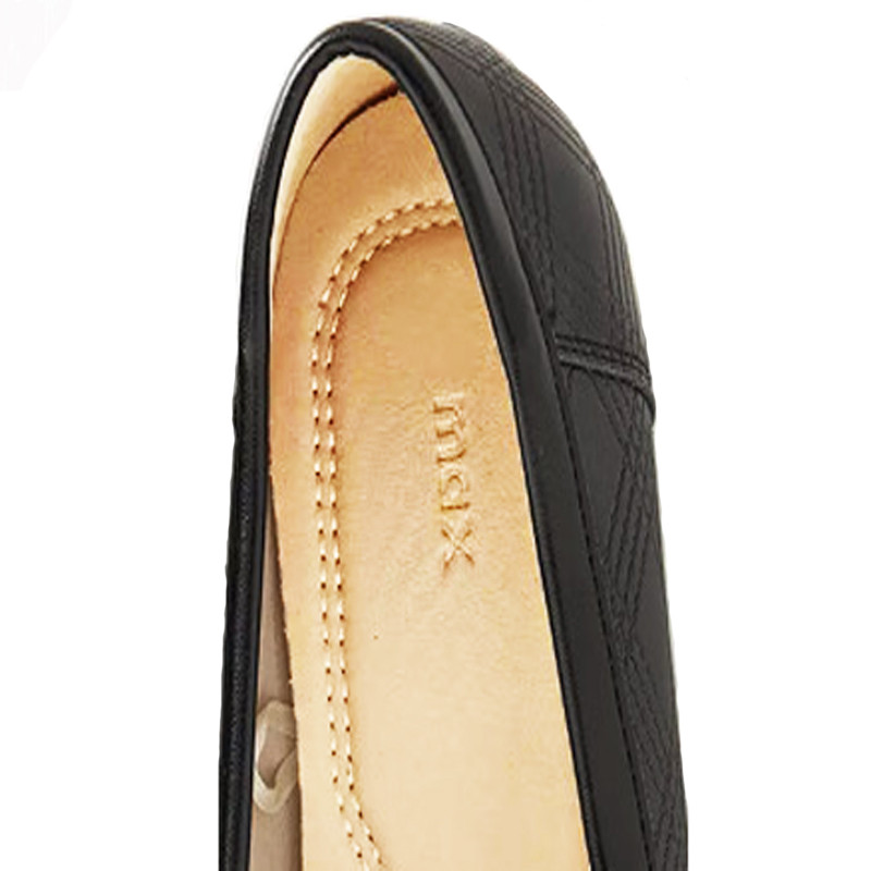 کفش کالج زنانه مکس مدل Perforated Slip-On Loafers with Bow Accent