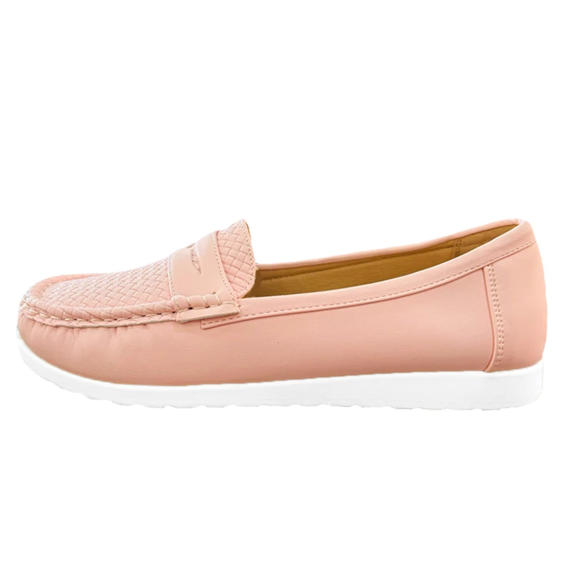 کفش کالج زنانه مکس مدل Textured Slip-On Moccasins