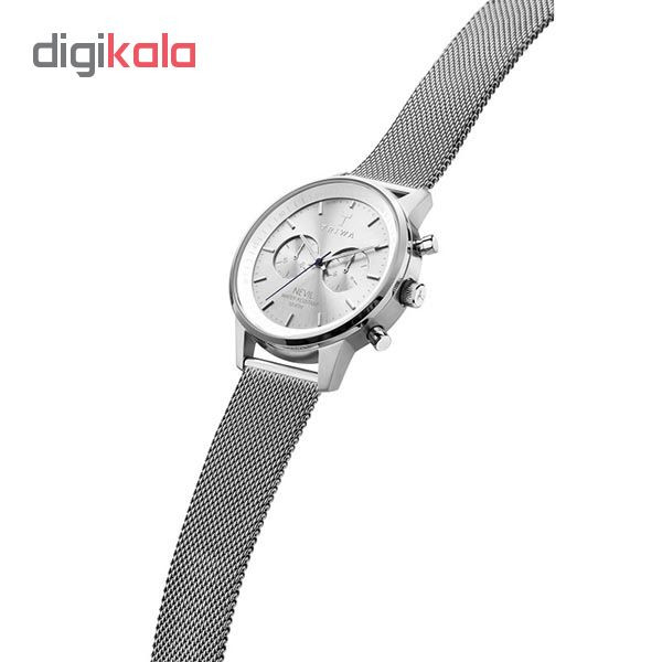 ساعت مچی عقربه ای تریوا مدل Stirling Steel Nevil