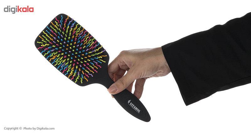 برس مو ویتامول سری Power Comb Crow 18100