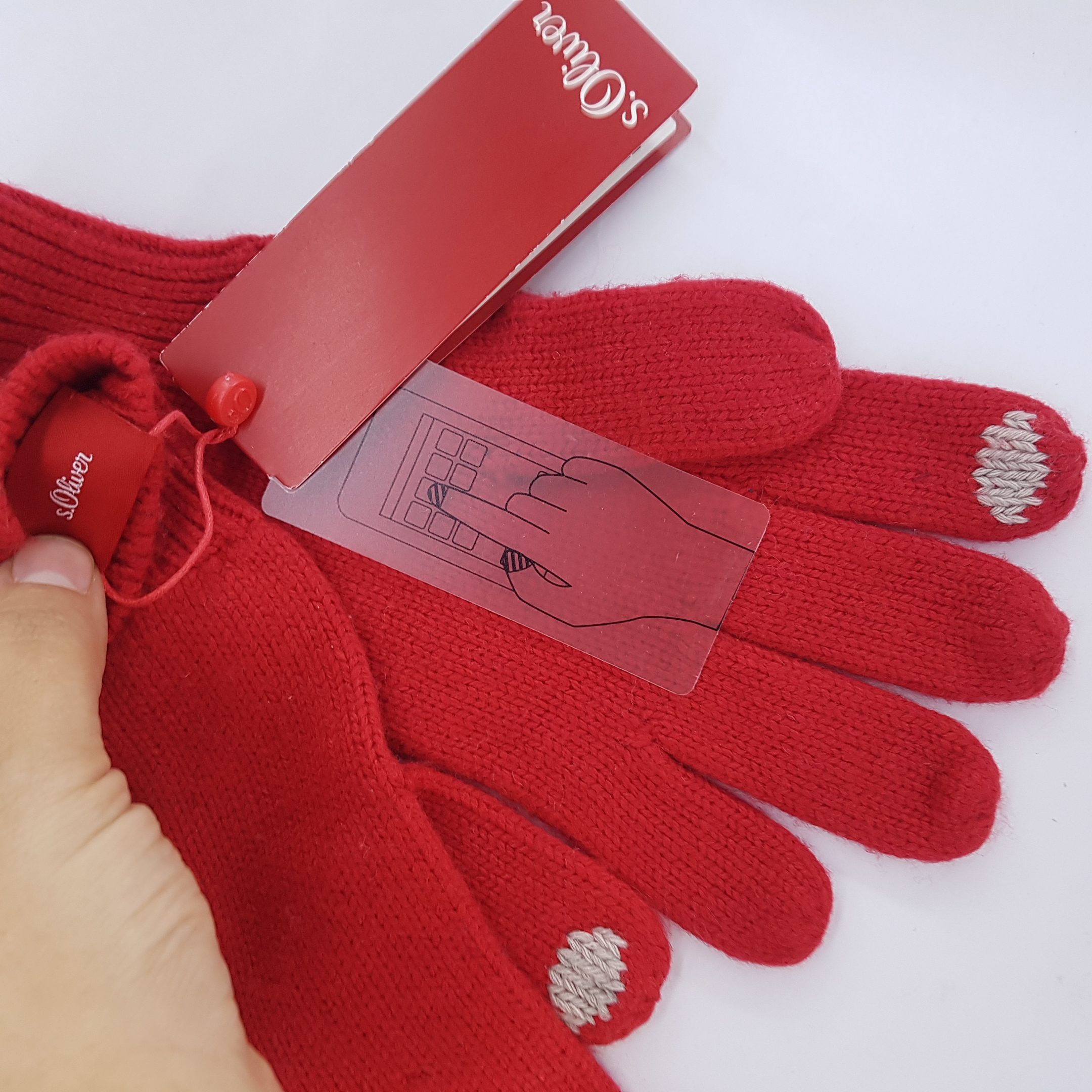 دستکش بافتنی زنانه اس.اولیور مدل 39.810.96.3118