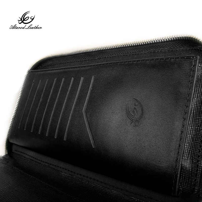 کیف دستی چرم عطارد مدل چرم طبیعی کد K33