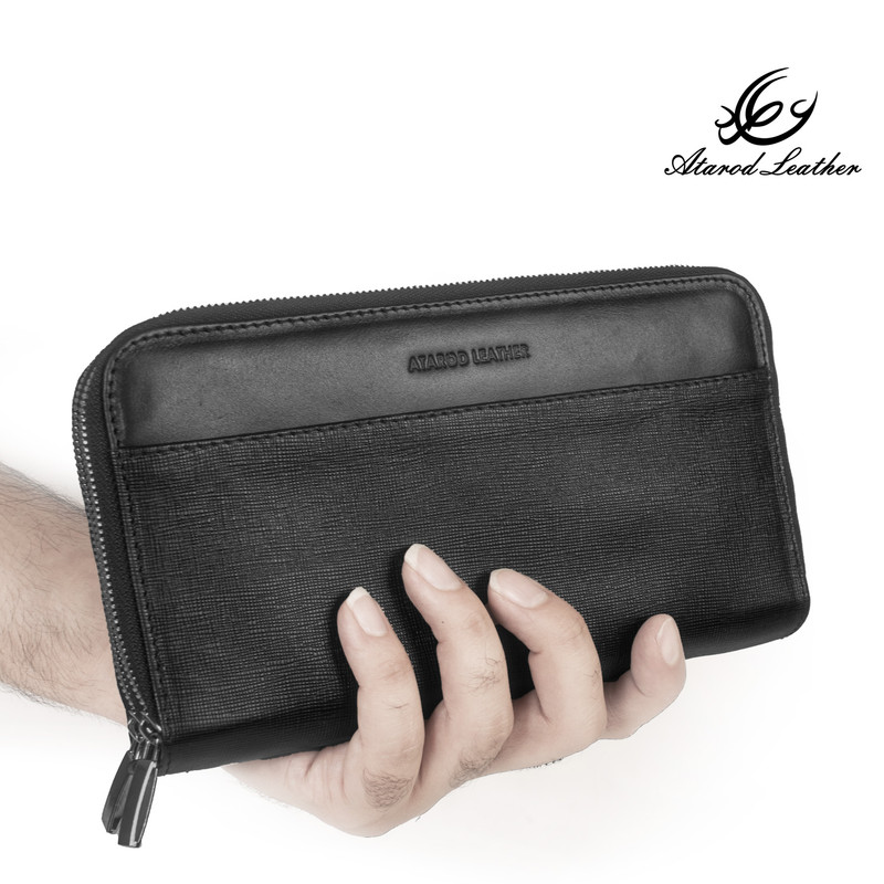 کیف دستی چرم عطارد مدل چرم طبیعی کد K33