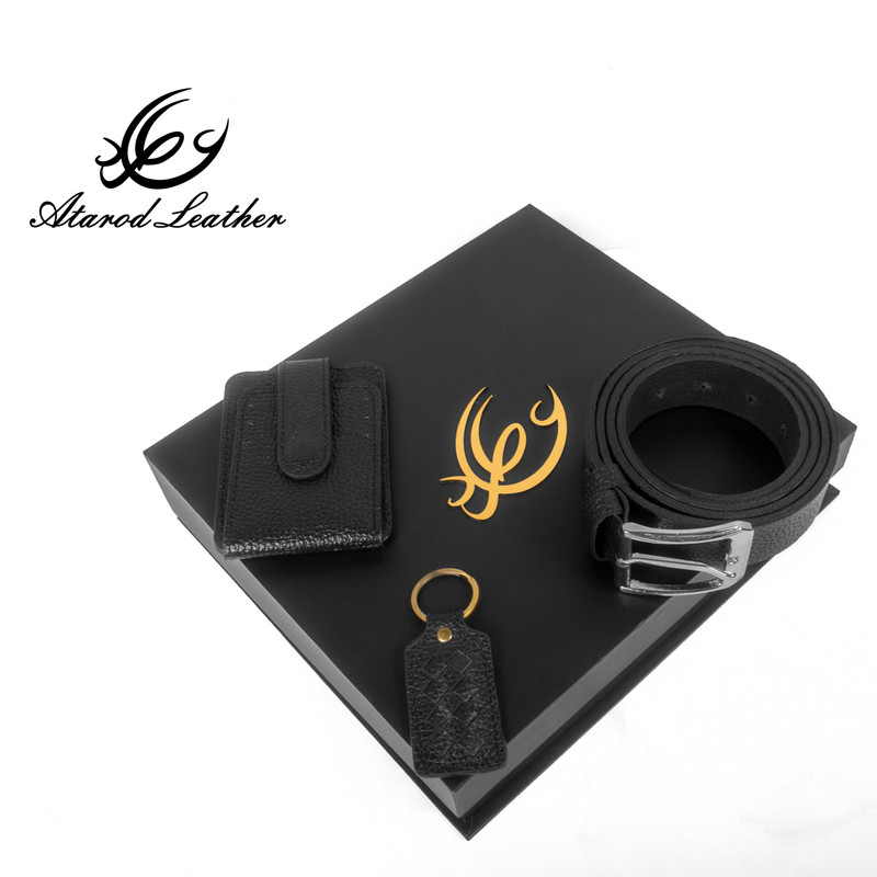 ست هدیه چرم عطارد مدل چرم طبیعی کد A76