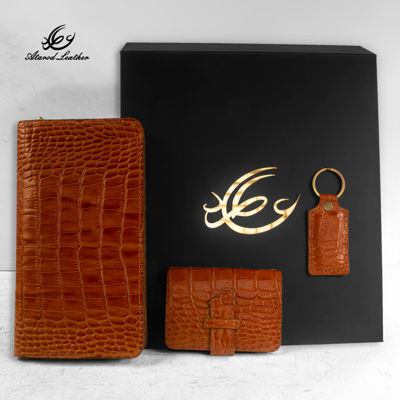 ست هدیه چرم عطارد مدل A36