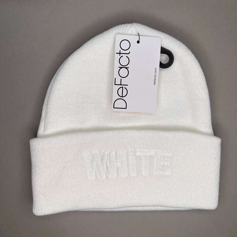 کلاه بافتنی دفکتو مدل WHT