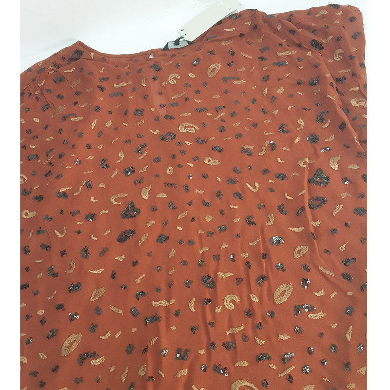 بلوز آستین کوتاه زنانه نکست مدل ad-03024