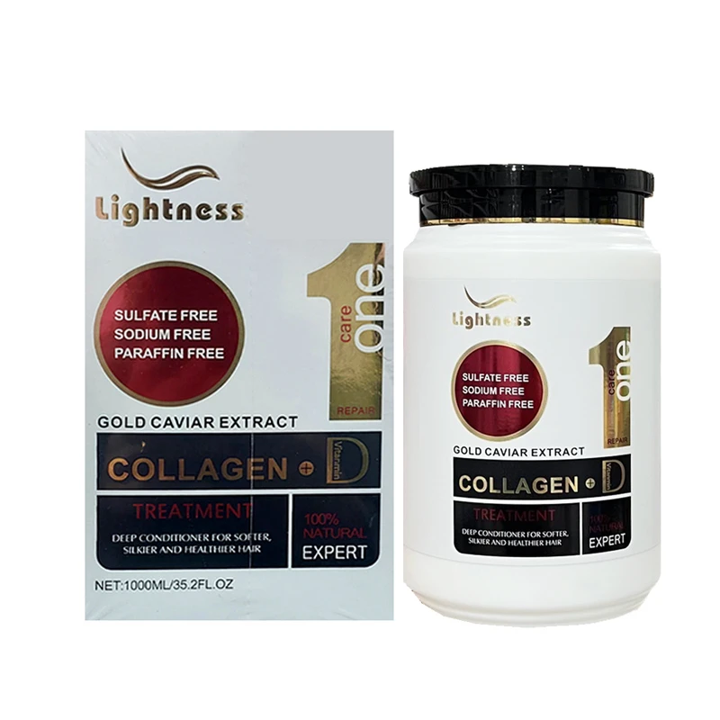 ماسک مو لایتنس مدل collagen +D حجم 1000 میلی لیتر
