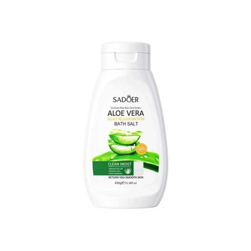 نمک حمام سادور مدل ALOE VERA SILKY وزن 430 گرم