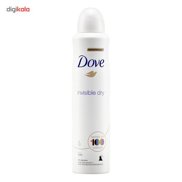 پک اسپری ضد تعریق زنانه داو مدل Beauty Finish And Invisible Dry حجم 150 میلی لیتر - بسته 2 عددی