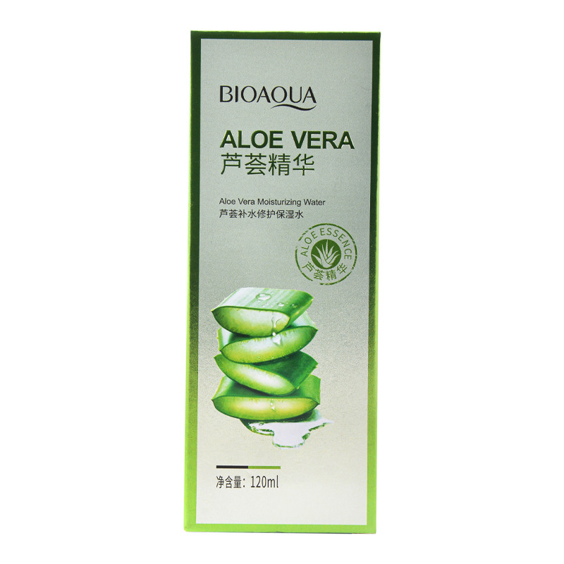 تونر پاک کننده صورت بایو آکوا مدل Aloe Vera حجم 120 میلی لیتر