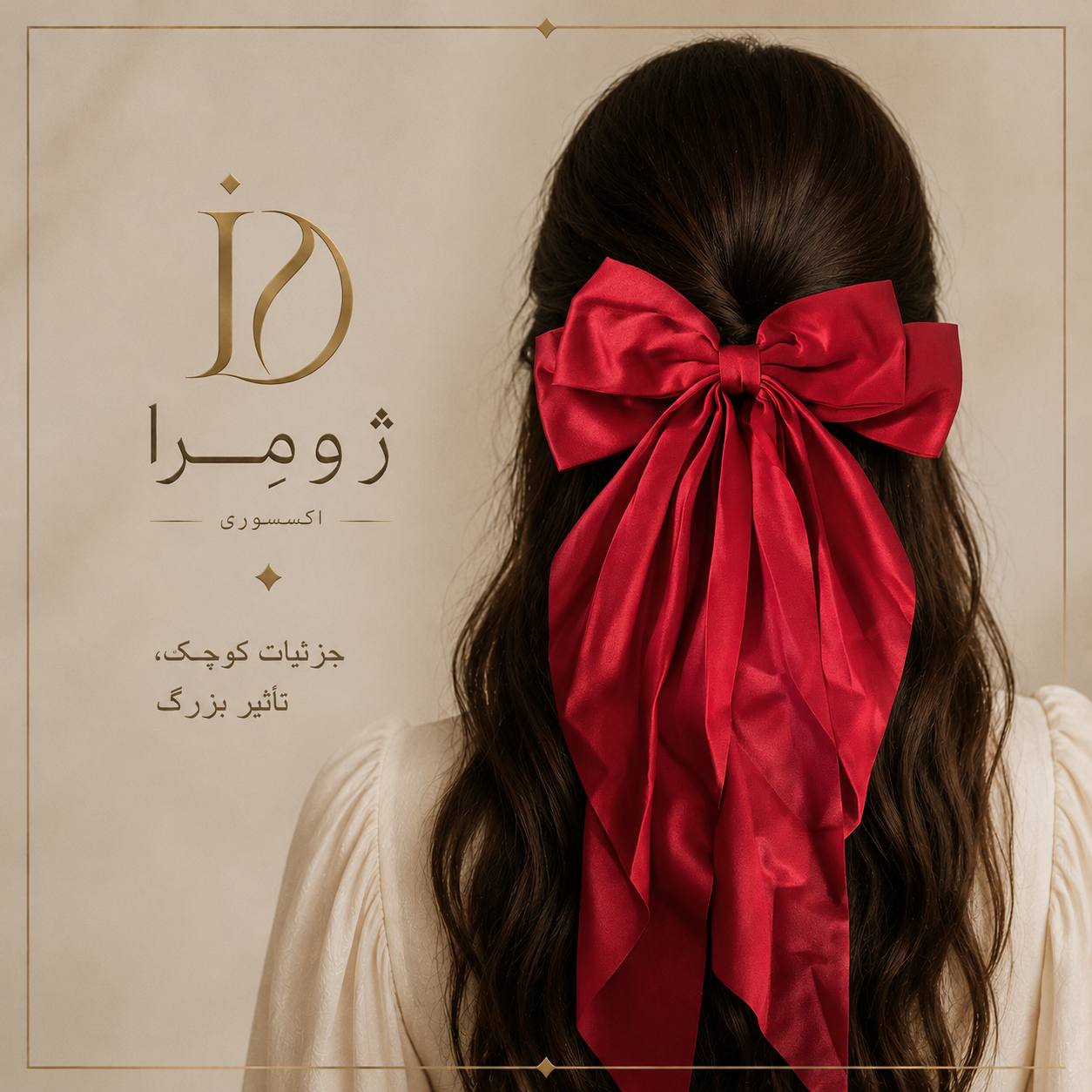 گیره سر طرح پاپیون